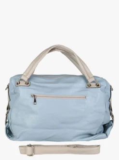 Solada Borsa hobo da donna con doppi manici - azzurro