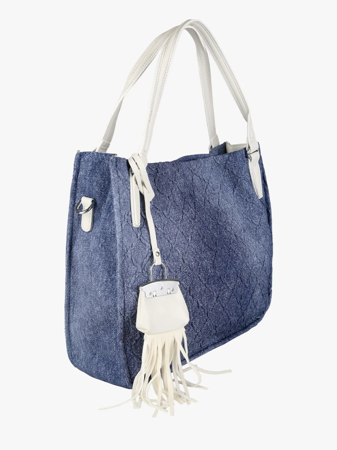 Solada Borsa hobo da donna con doppi manici - bianco