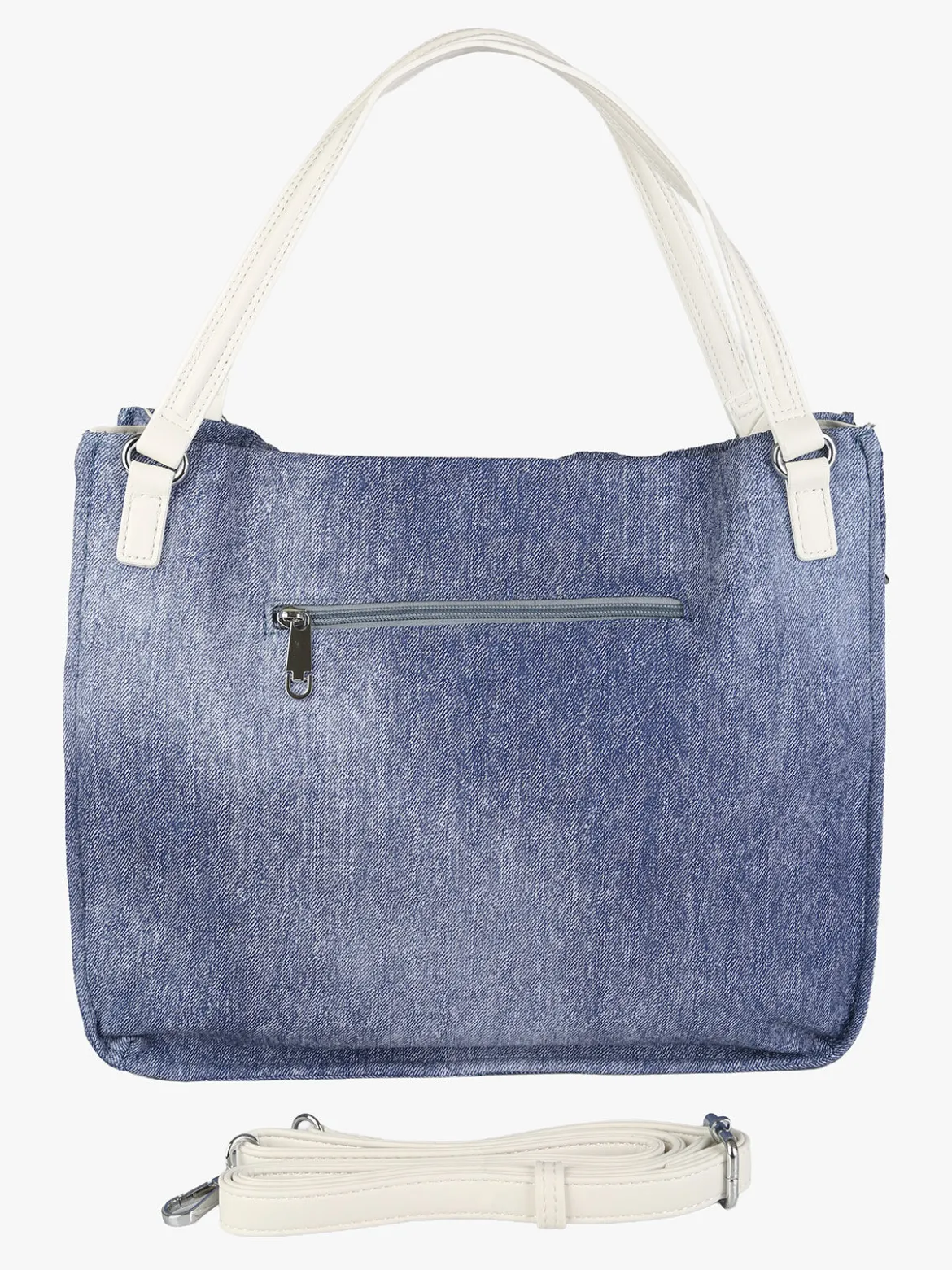 Solada Borsa hobo da donna con doppi manici - bianco