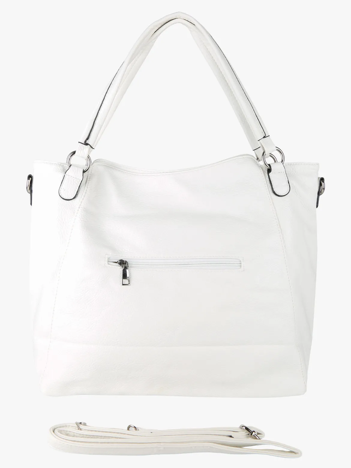 Solada Borsa hobo da donna con doppi manici - bianco