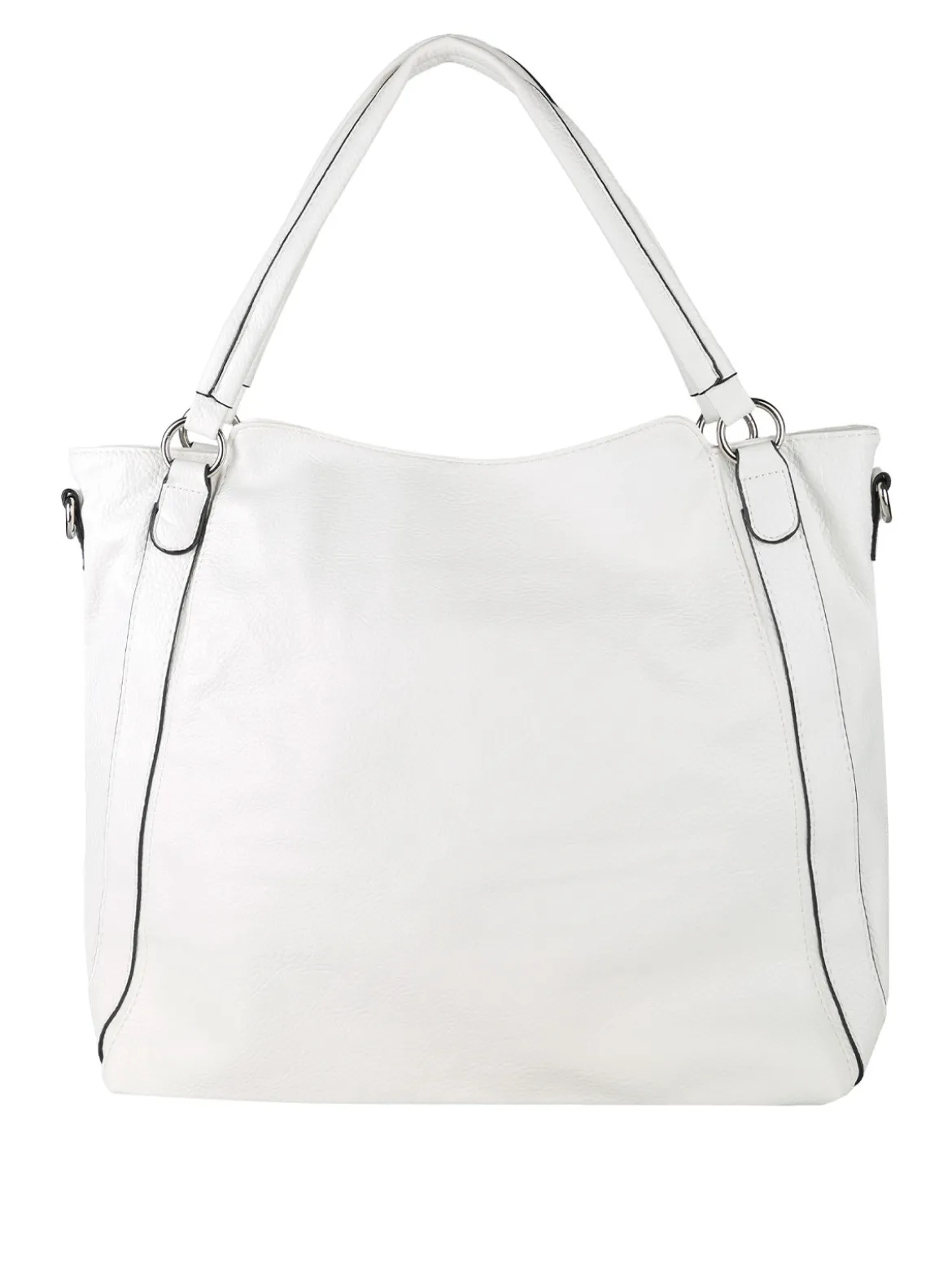 Solada Borsa hobo da donna con doppi manici - bianco