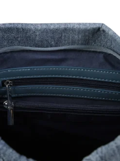 Solada Borsa hobo da donna con doppi manici - blu scuro