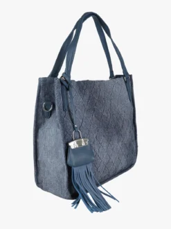 Solada Borsa hobo da donna con doppi manici - blu scuro