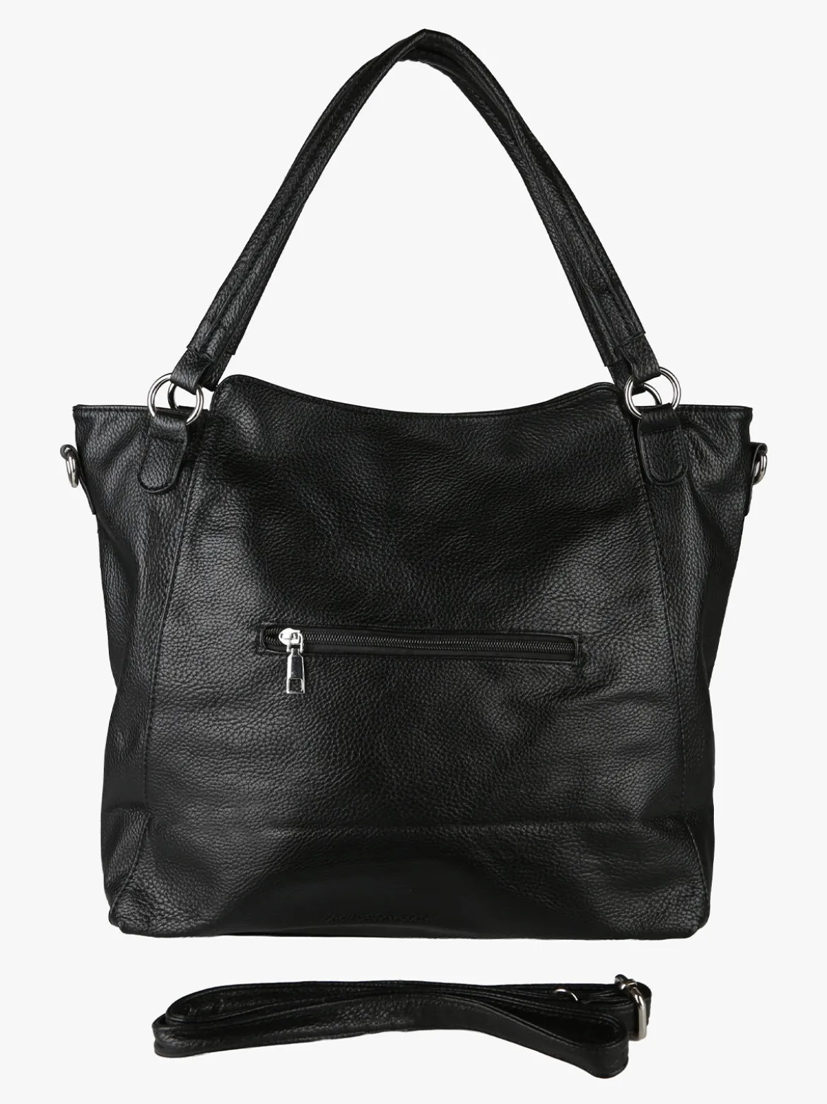 Solada Borsa hobo da donna con doppi manici - nero