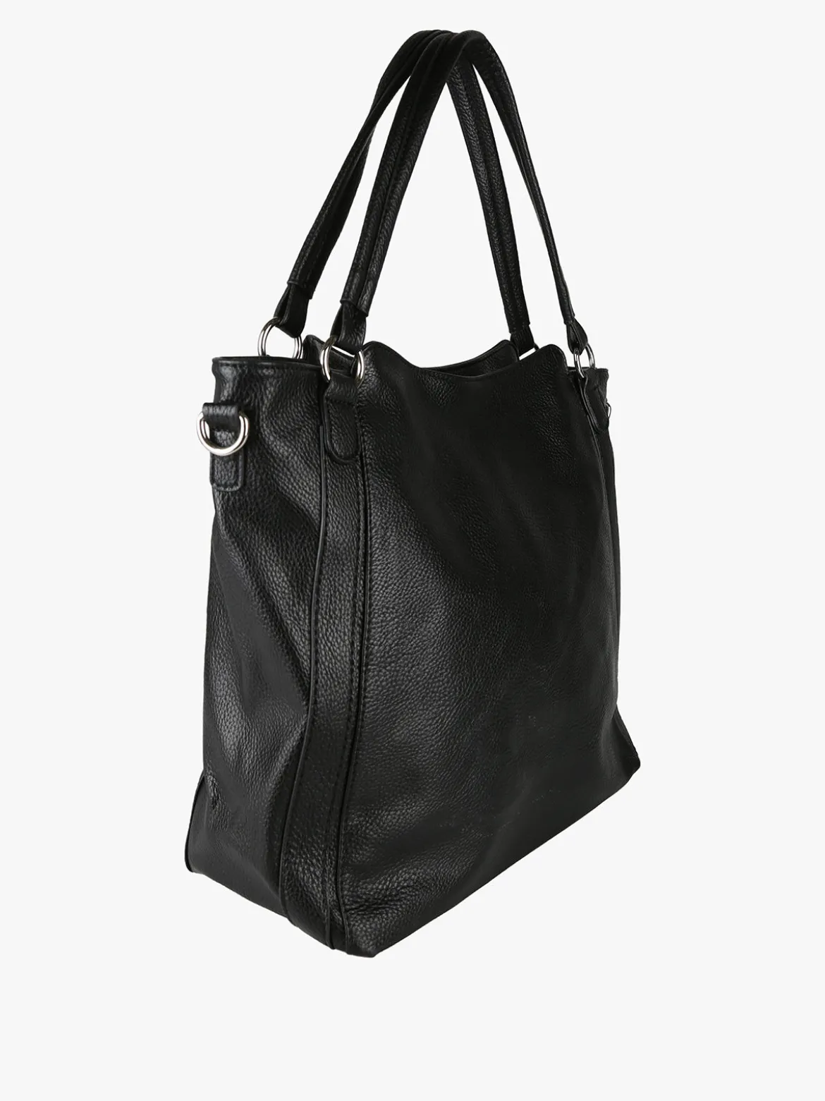 Solada Borsa hobo da donna con doppi manici - nero
