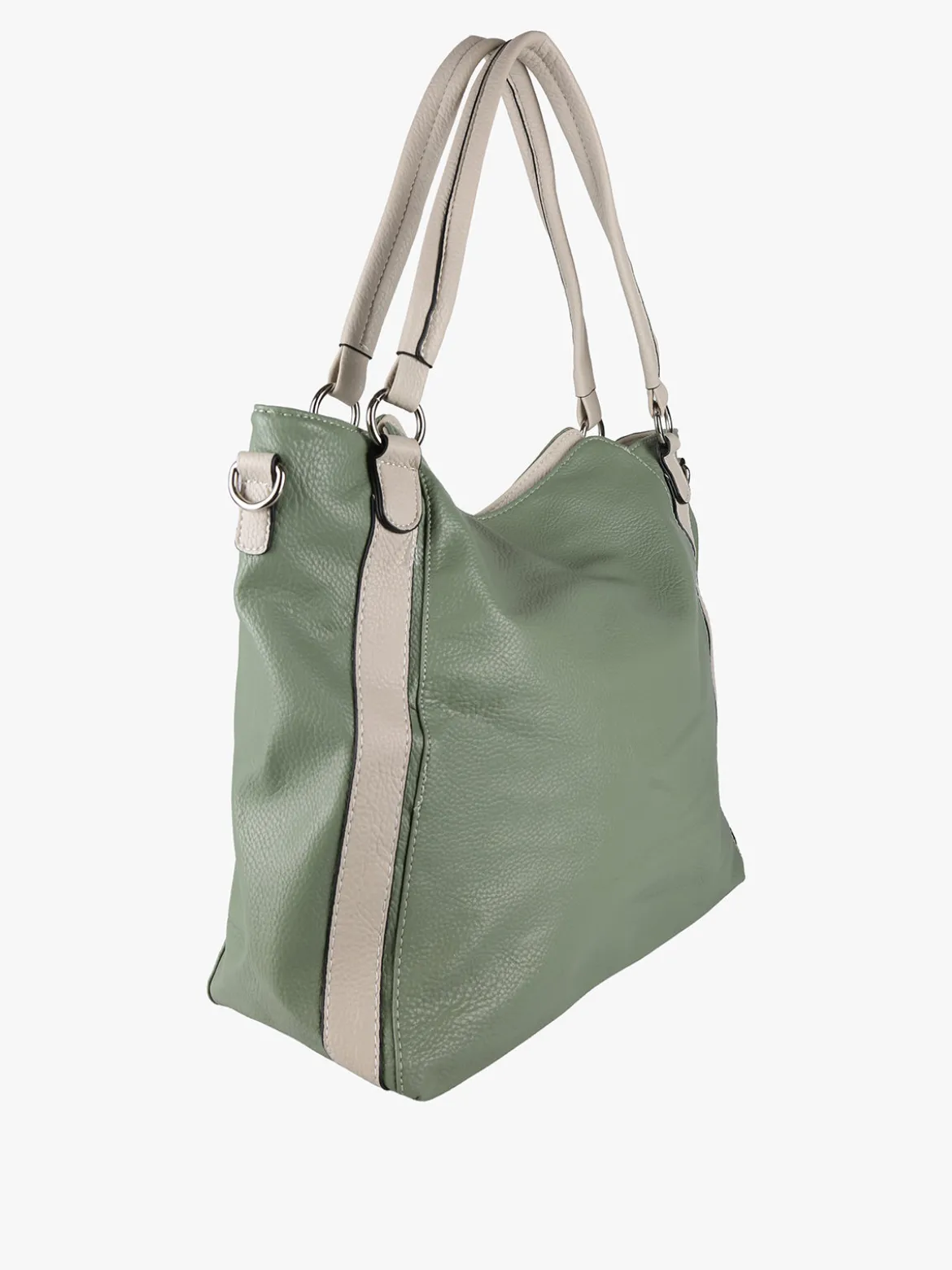 Solada Borsa hobo da donna con doppi manici - verde chiaro