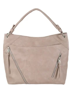 Solada Borsa hobo da donna in ecopelle - apricot
