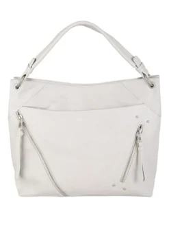 Solada Borsa hobo da donna in ecopelle - beige