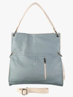 Solada Borsa hobo da donna in ecopelle - blu
