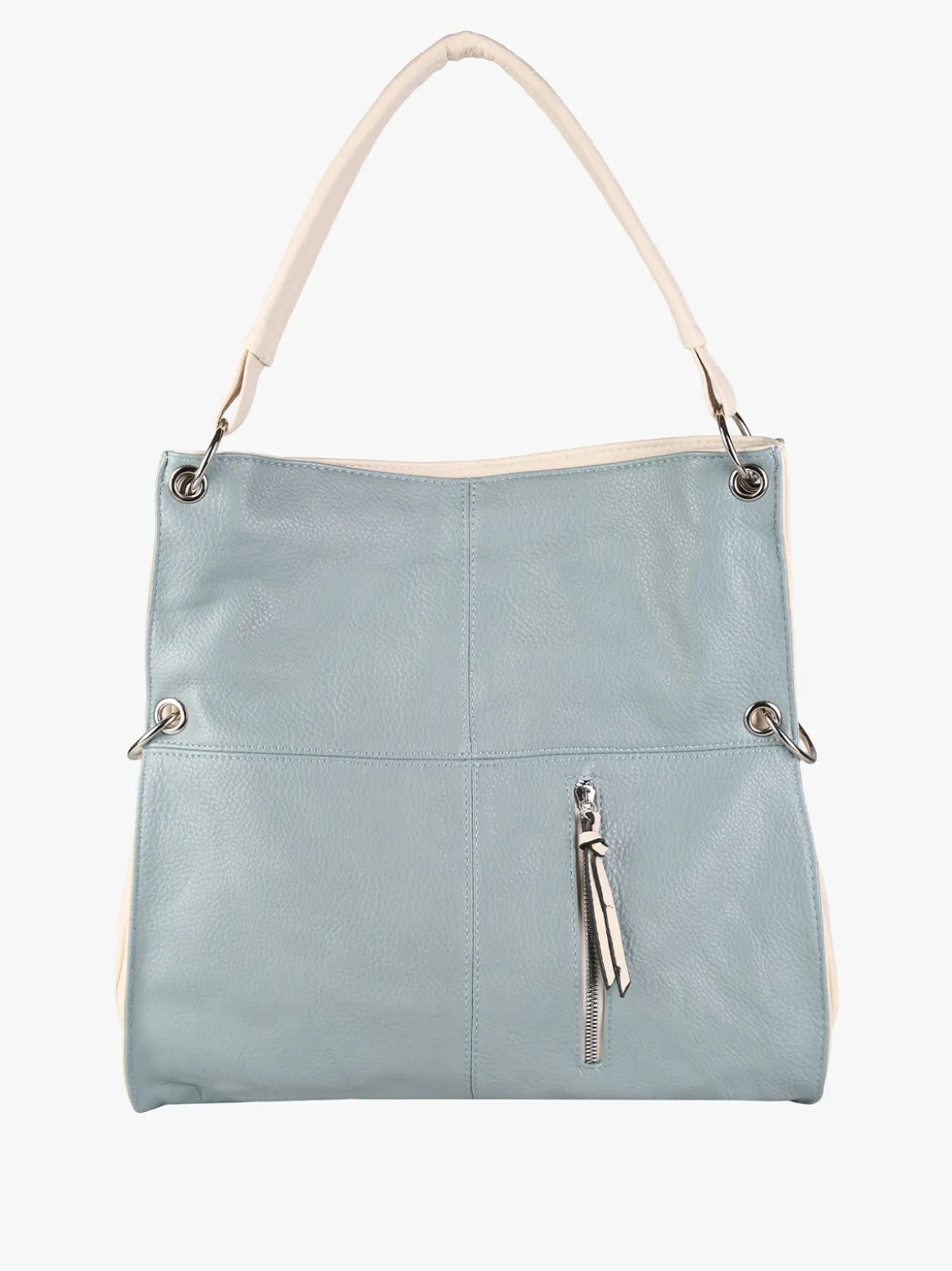 Solada Borsa hobo da donna in ecopelle - blu