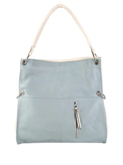 Solada Borsa hobo da donna in ecopelle - blu