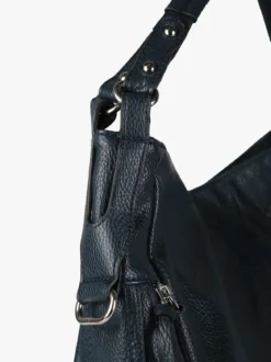 Solada Borsa hobo da donna in ecopelle - blu scuro