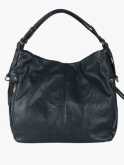 Solada Borsa hobo da donna in ecopelle - blu scuro