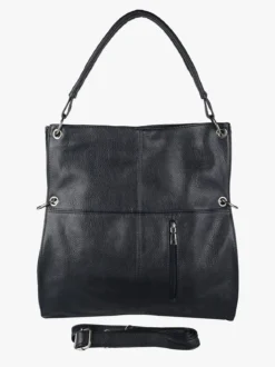 Solada Borsa hobo da donna in ecopelle - blu scuro