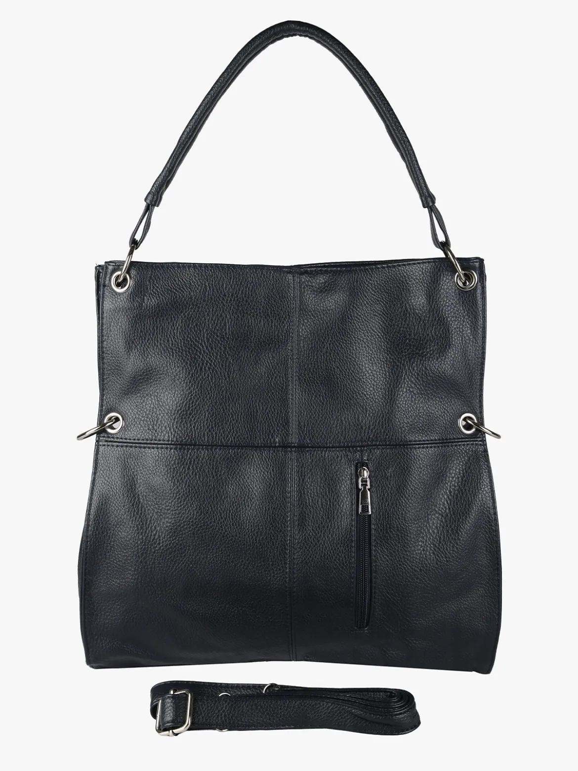Solada Borsa hobo da donna in ecopelle - blu scuro
