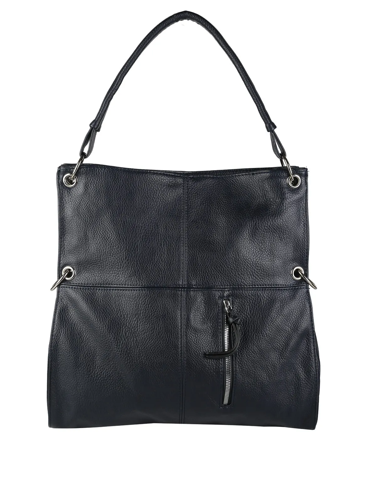 Solada Borsa hobo da donna in ecopelle - blu scuro