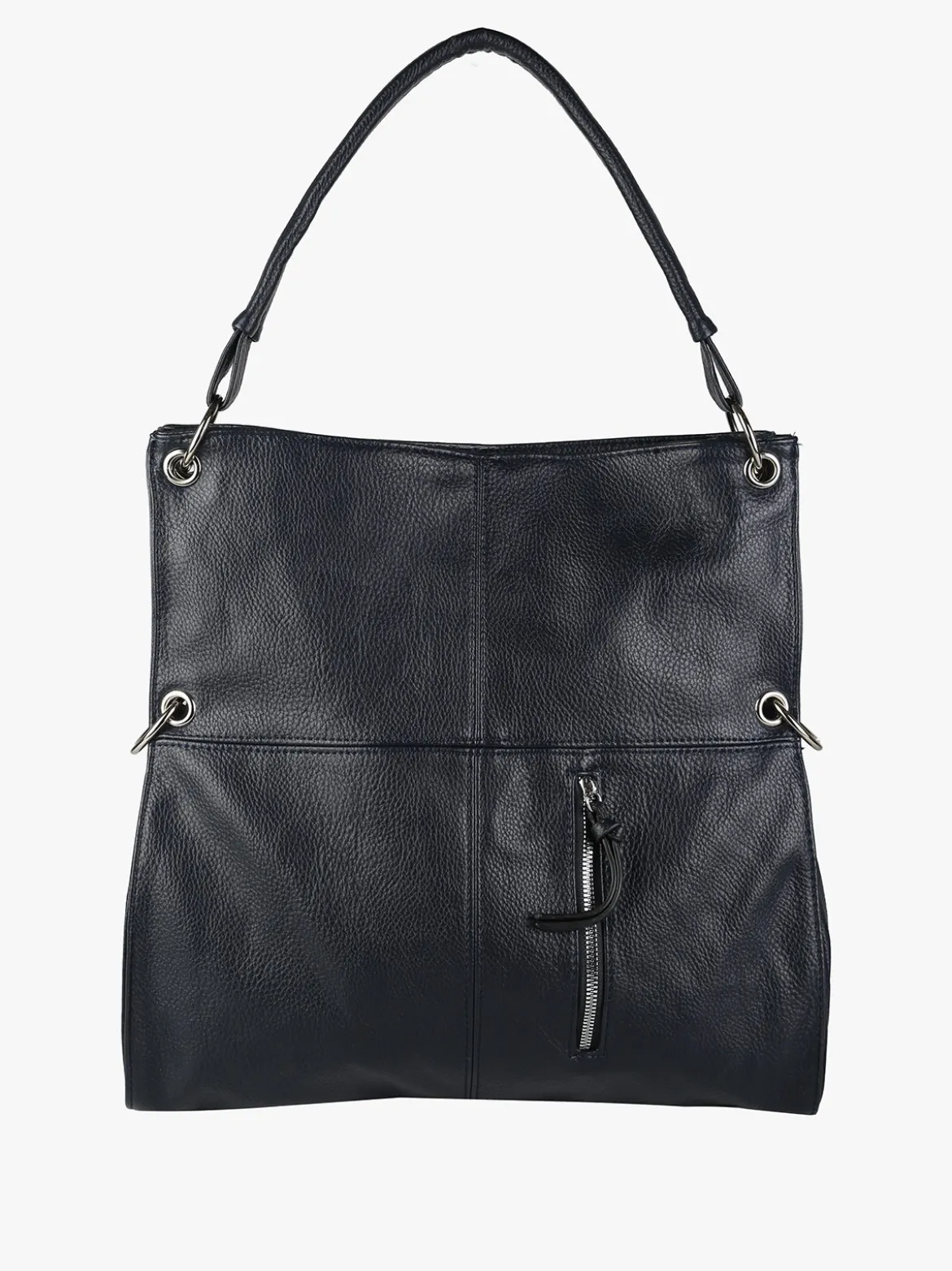 Solada Borsa hobo da donna in ecopelle - blu scuro