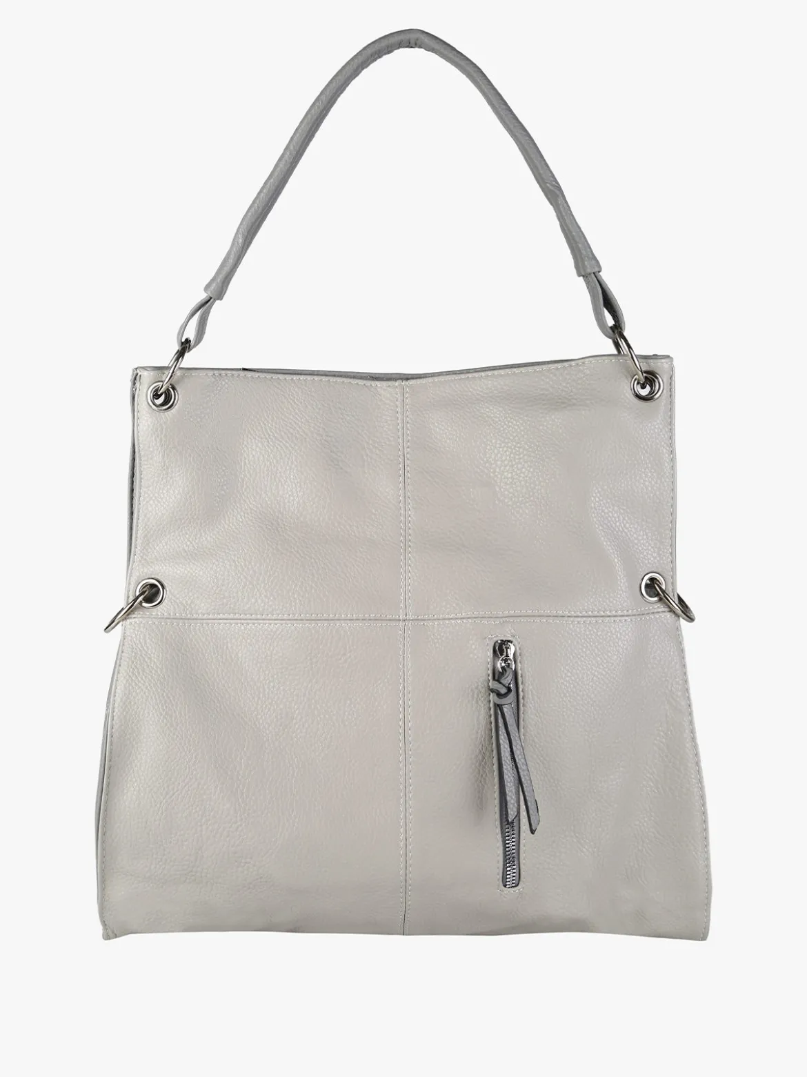 Solada Borsa hobo da donna in ecopelle - grigio