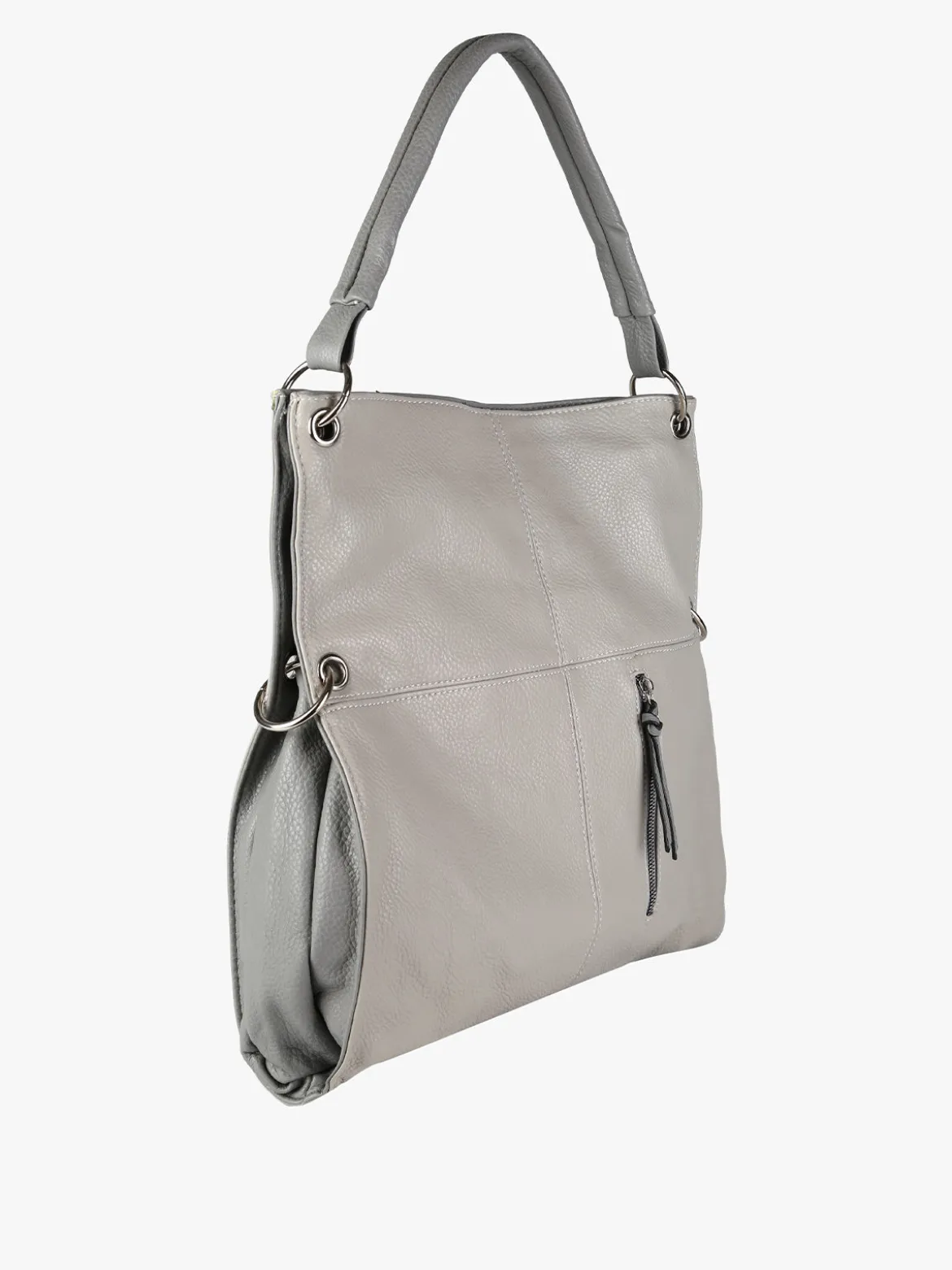 Solada Borsa hobo da donna in ecopelle - grigio