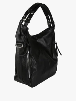 Solada Borsa hobo da donna in ecopelle - nero