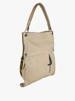 Solada Borsa hobo da donna in ecopelle - taupe