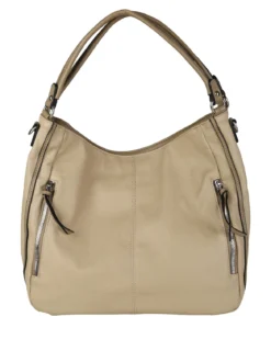 Solada Borsa hobo da donna in ecopelle - taupe