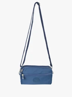 Solada Borsetta a tracolla rettangolare da donna in nylon - blu scuro
