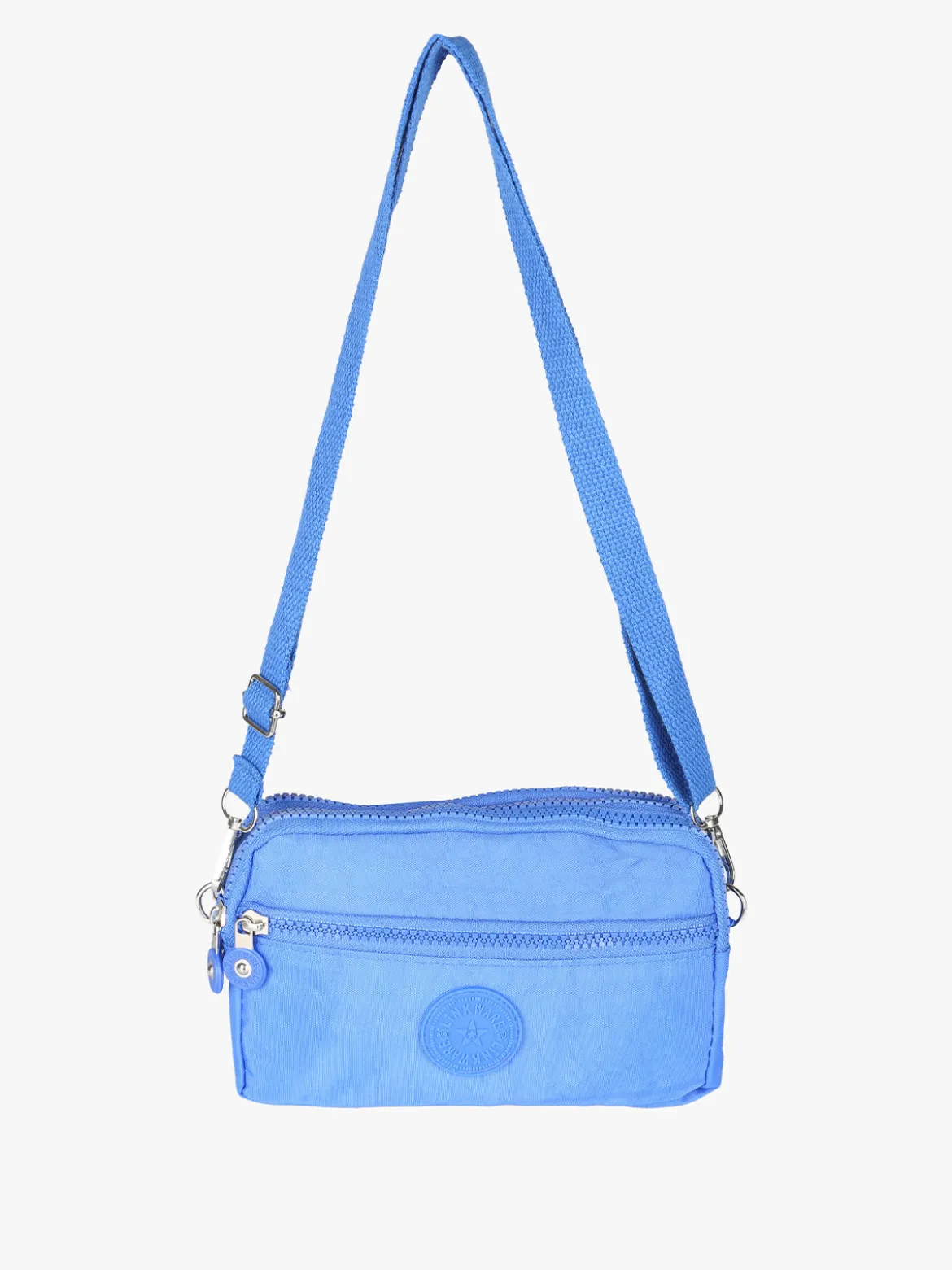 Solada Borsetta a tracolla rettangolare da donna in nylon - blu