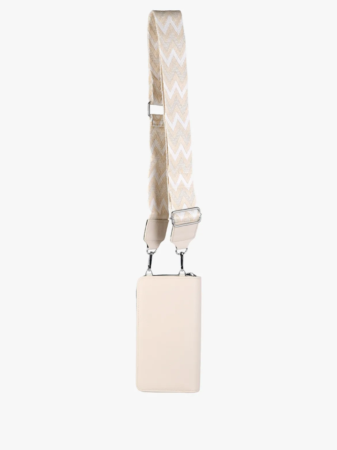 Solada Borsetta portafoglio a tracolla con porta telefono - beige