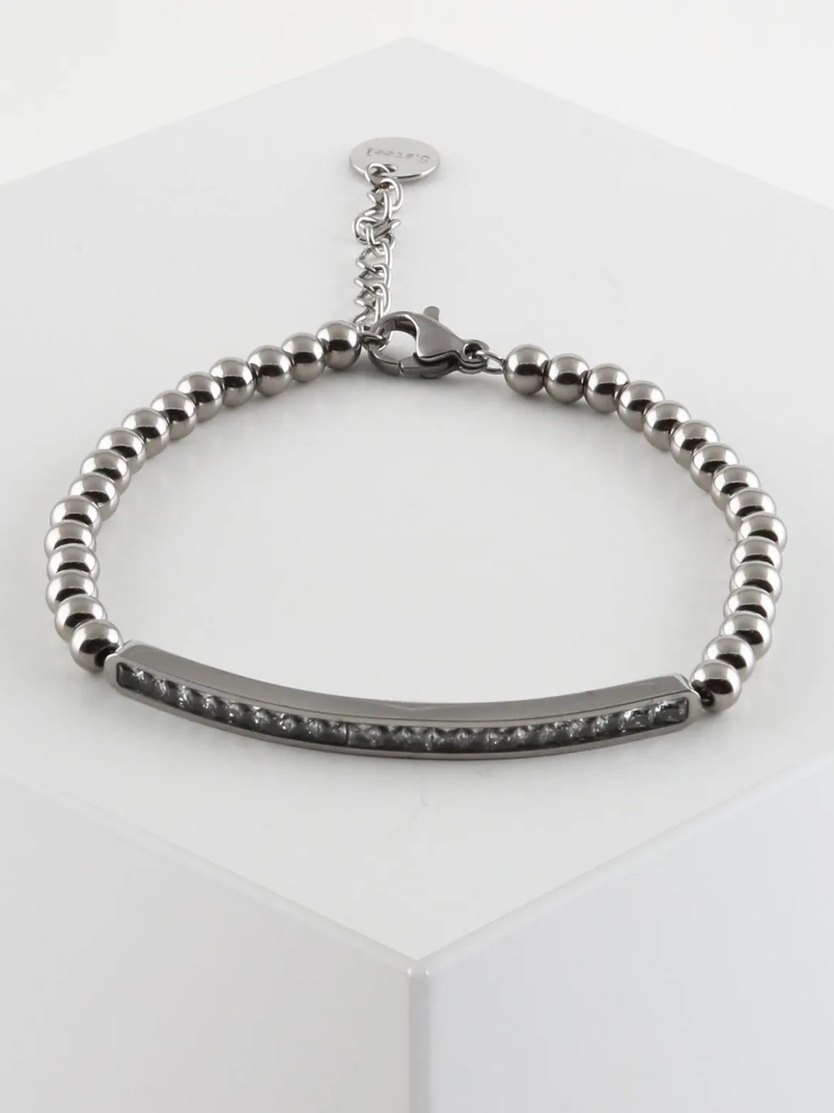 Solada Bracciale con lunetta di strass