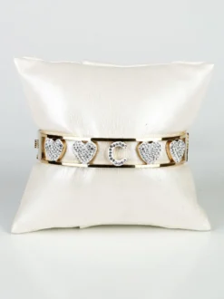 Solada Bracciale rigido iniziale "C"