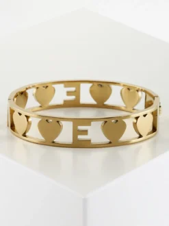 Solada Bracciale rigido iniziale "E"