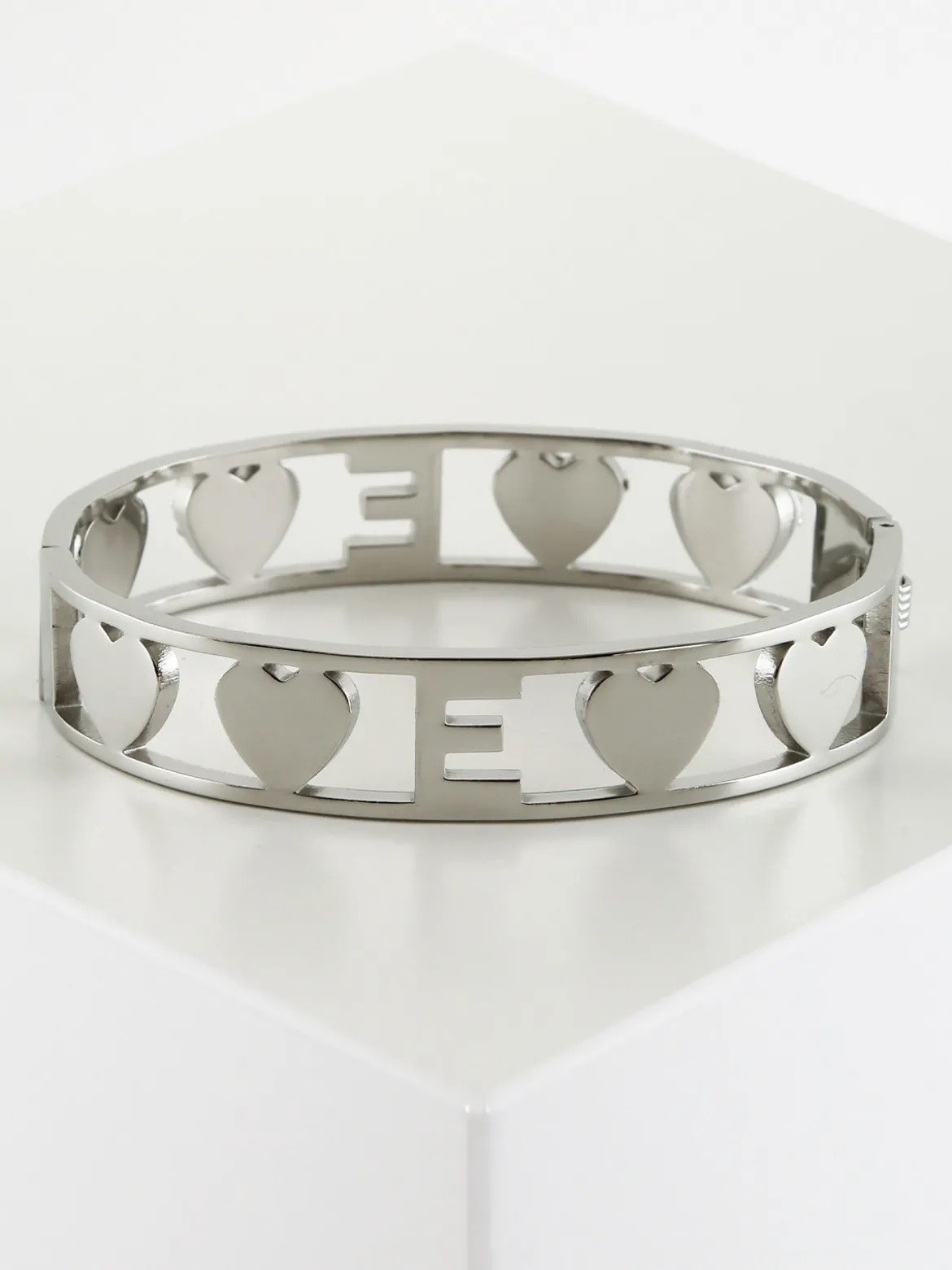 Solada Bracciale rigido iniziale "E"
