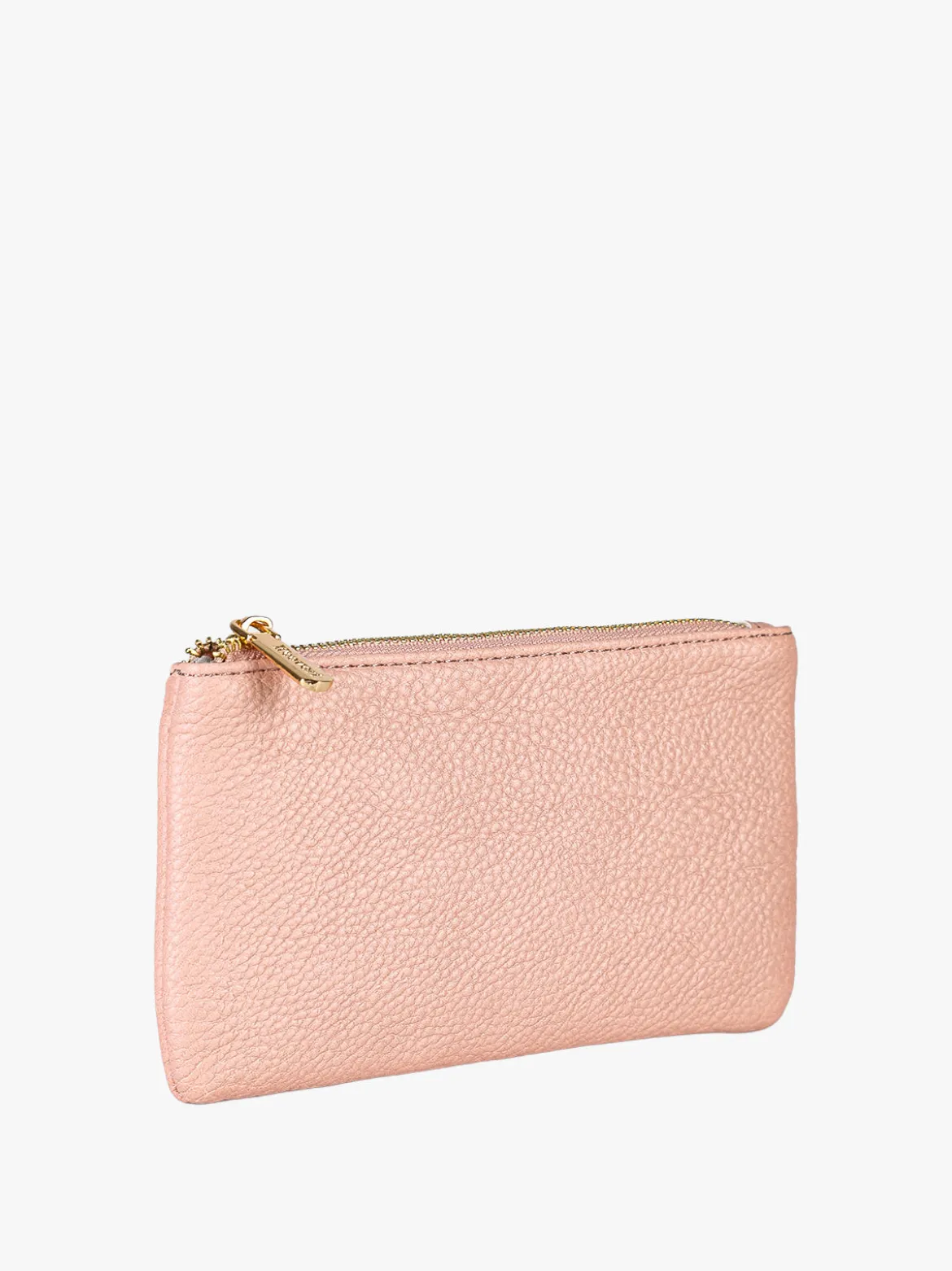 Solada Bustina donna in ecopelle con zip - rosa