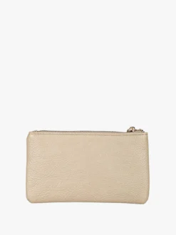 Solada Bustina donna in ecopelle con zip - taupe