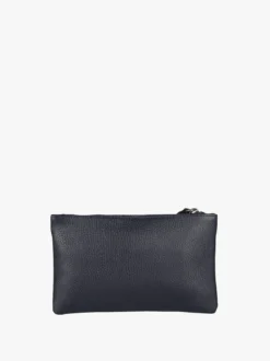 Solada Bustina donna in pelle con polsiera - blu scuro