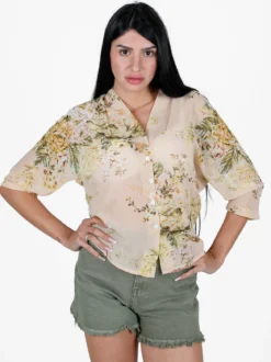 Solada Camicetta donna velata con scollo V