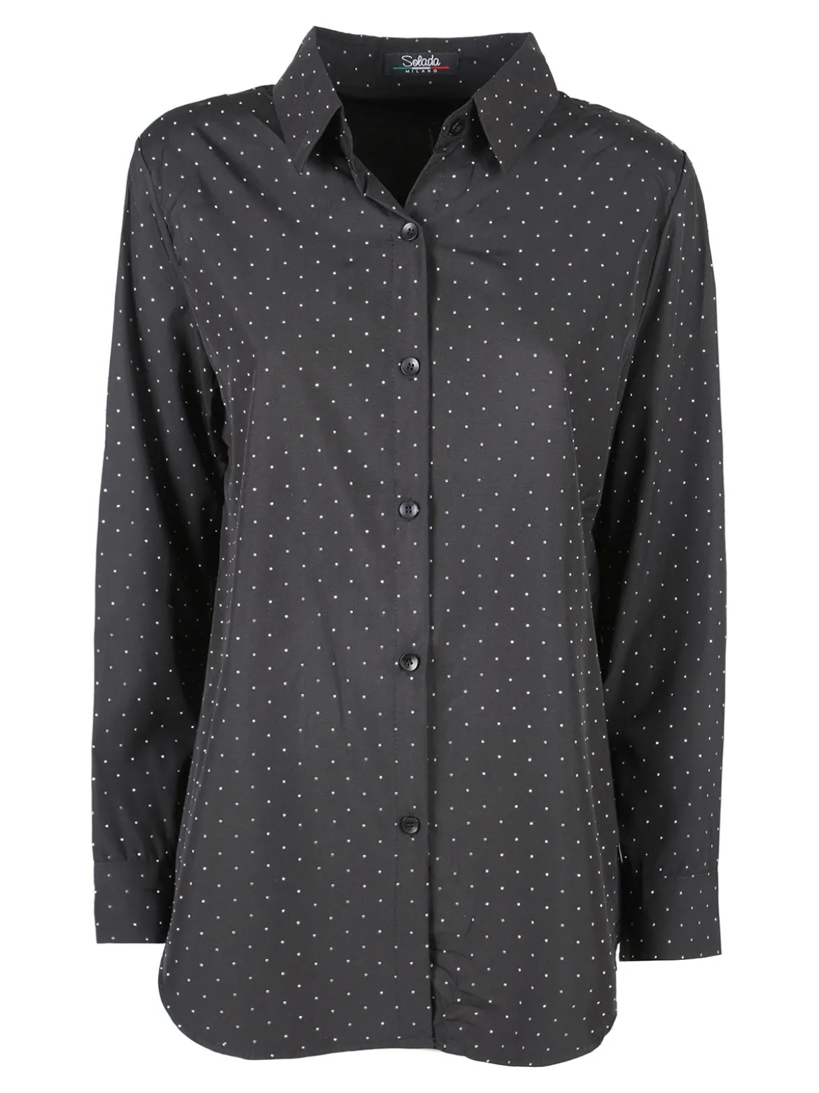 Solada Camicia donna a maniche lunghe con piccole borchie