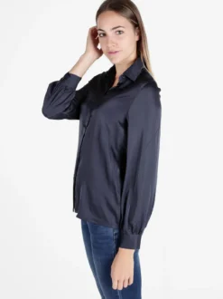 Solada Camicia donna a maniche lunghe effetto raso