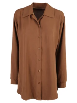 Solada Camicia donna a maniche lunghe - marrone