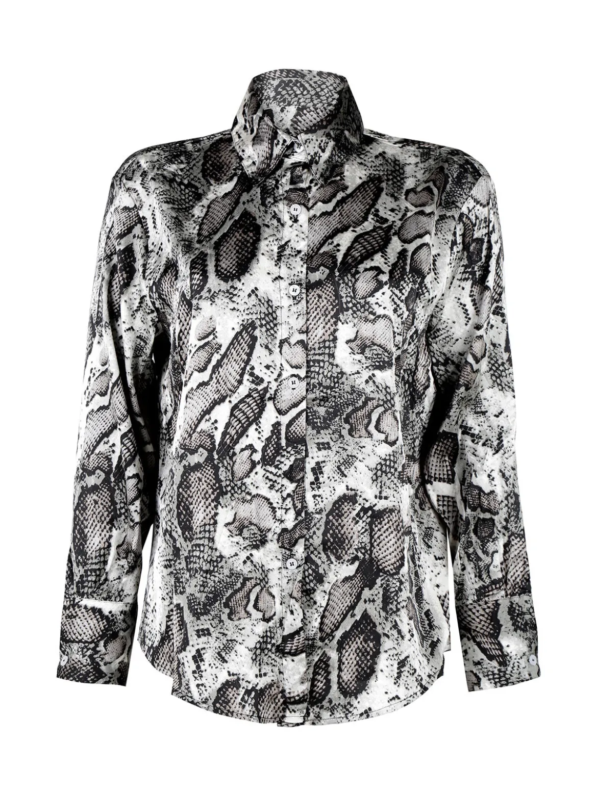 Solada Camicia donna con stampa animalier a maniche lunghe