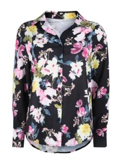 Solada Camicia donna fiorata a maniche lunghe