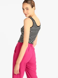 Solada Canotta donna in cotone a righe