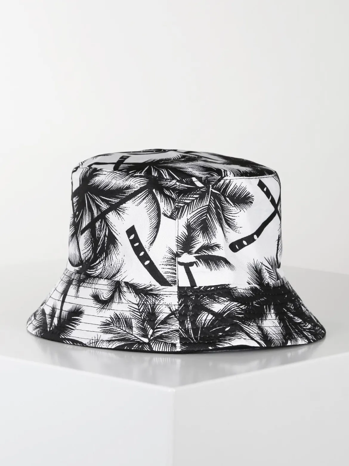 Solada Cappello alla pescatora in cotone con stampe