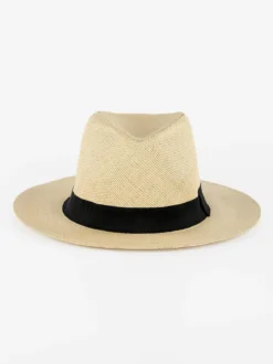 Solada Cappello panama di carta con nastro