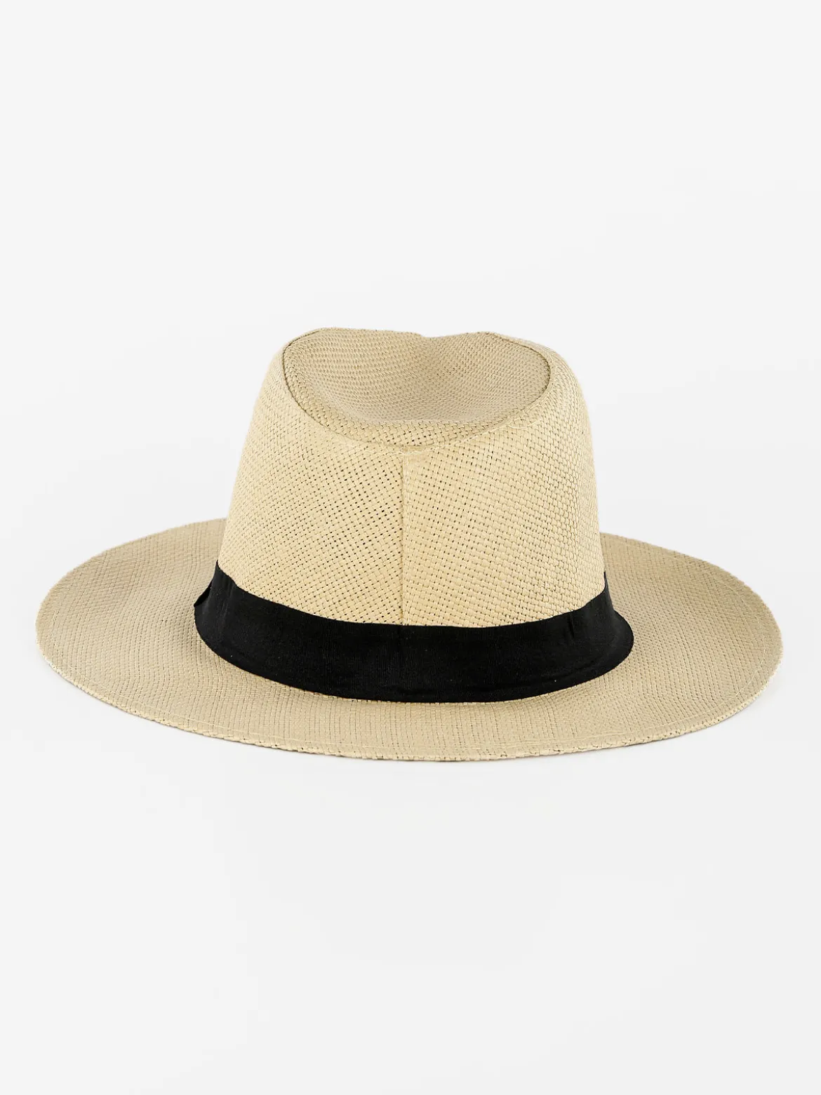 Solada Cappello panama di carta con nastro
