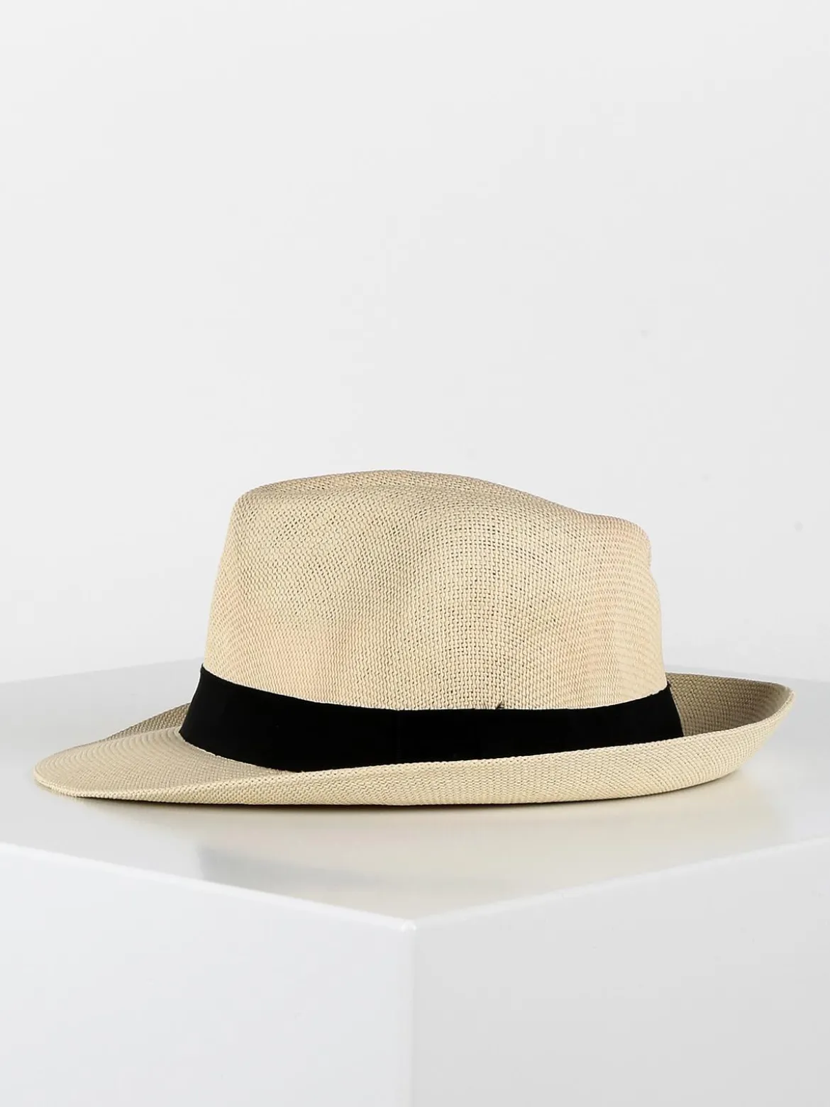 Solada Cappello panama di carta con nastro