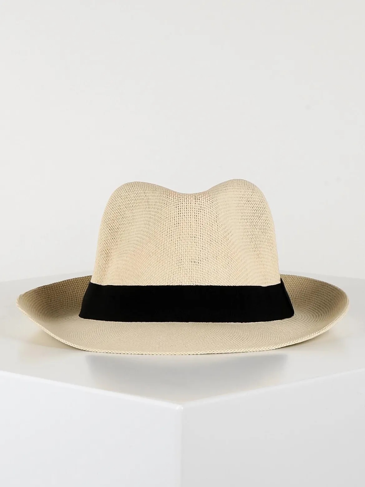 Solada Cappello panama di carta con nastro