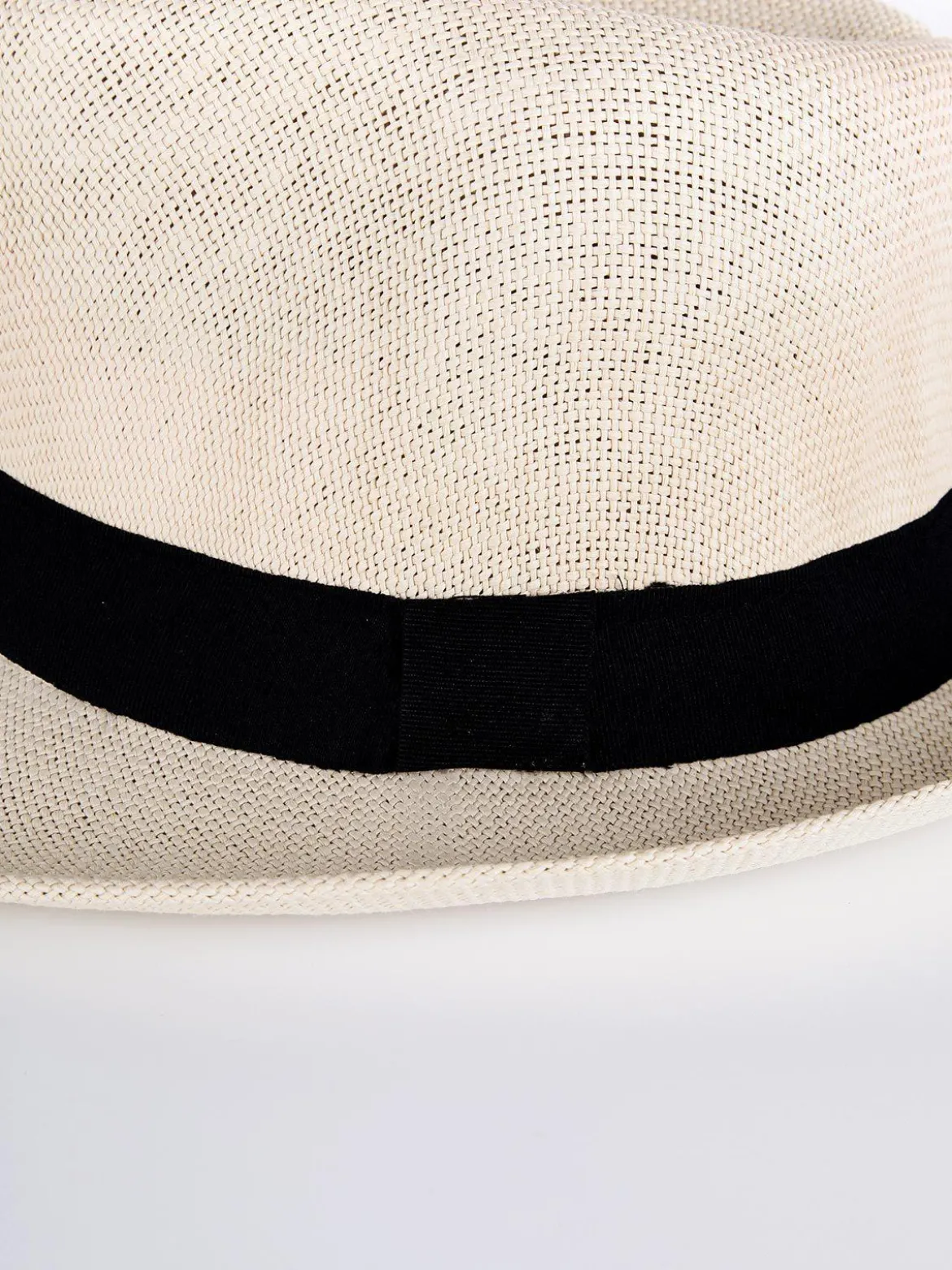 Solada Cappello panama di carta con nastro