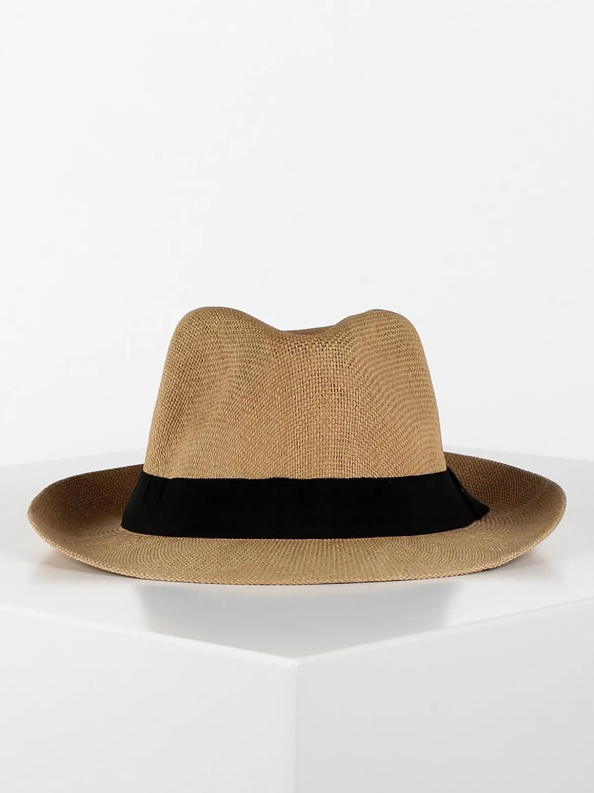 Solada Cappello panama di carta con nastro